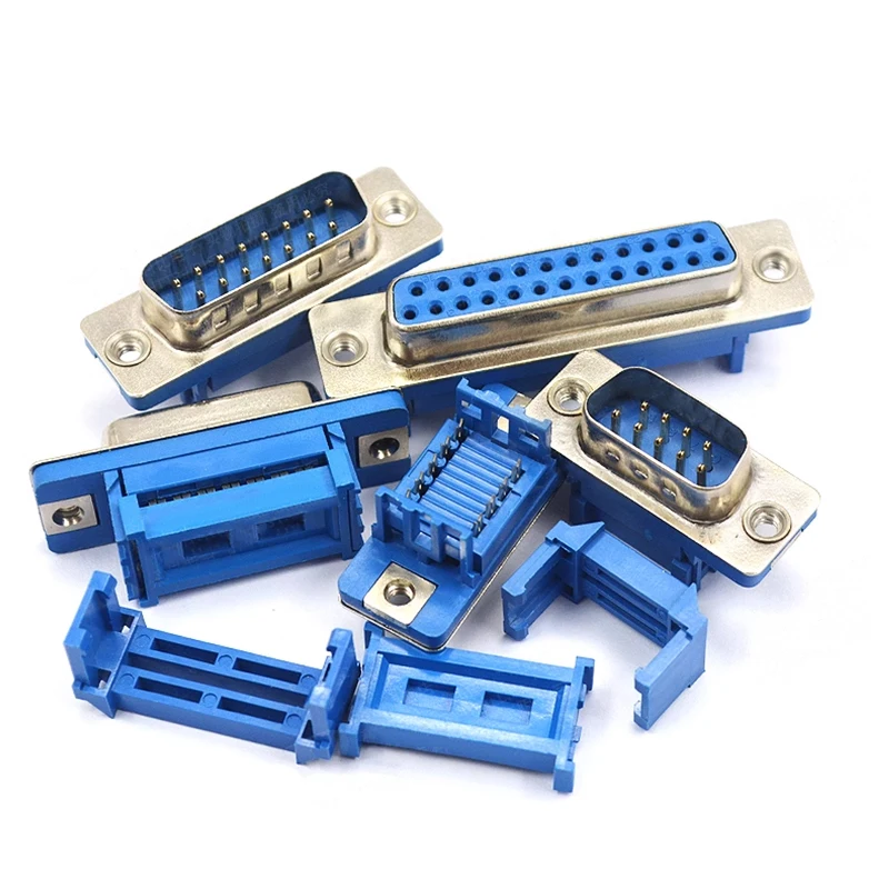 Piezas de línea de cabeza macho y hembra, Conector de prensado tipo D SUB D-SUB, DB9, DB15, DB25, 2 DIDC-9P, DIDC 9, 15, 25, 37 pines - imagen 4