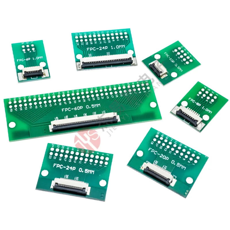 Placa adaptadora FPC/FFC 0,5/1,0 MM a 2,54 MM conector soldado 4P/5/6/8/10/12/14/16/18/20/22/24/26/30/40/45/50/60/80 pines - imagen 4