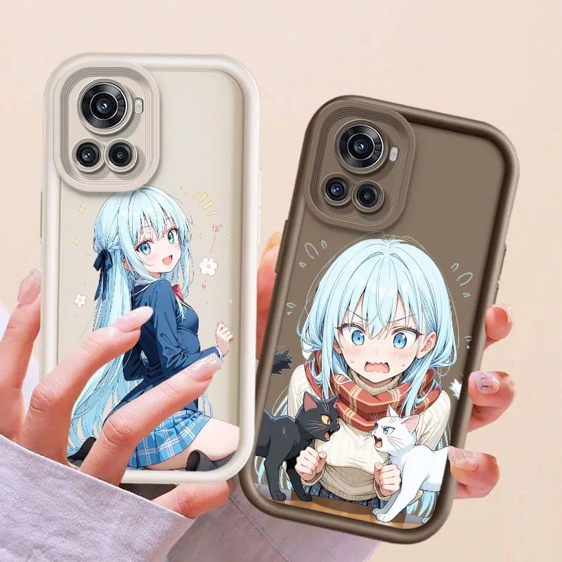 Anime FanArt Girl para Oneplus Nord 4 2T N20 CE4 CE2 ACE 3 3V Oneplus 11R 10T 11 8T 9R Shell Eye escalera funda de teléfono cubierta de moda