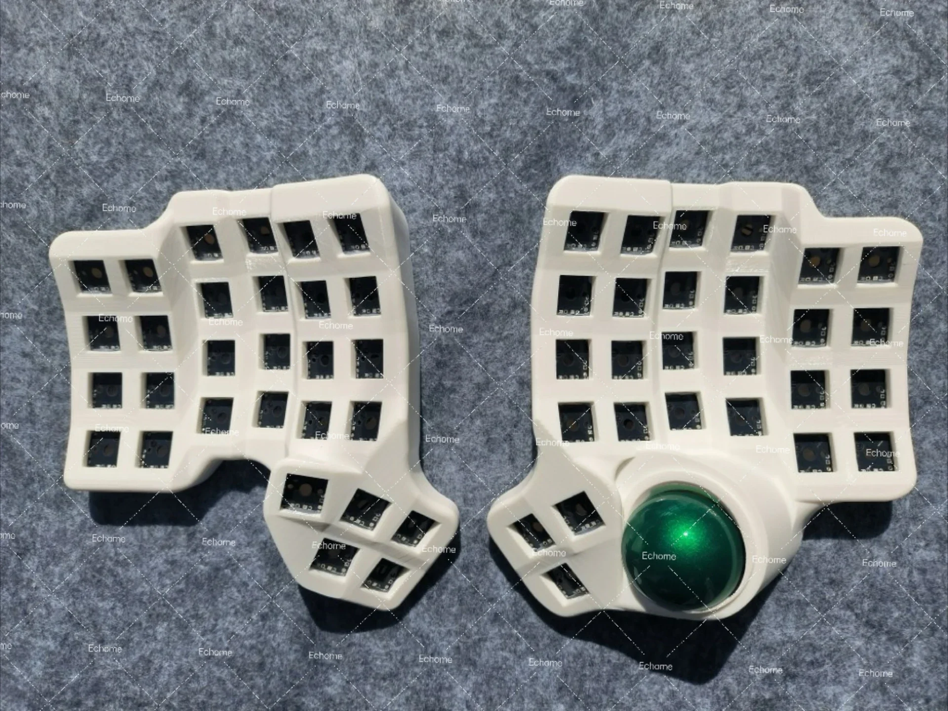 Charybdis teclado dividido 4x6 Trackball curvo personalizado, Bluetooth, inalámbrico, modo Dual, intercambio en caliente, Kit de teclado mecánico dividido para jugadores - imagen 5