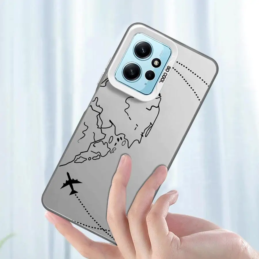 Funda de teléfono suave para Xiaomi Redmi A1 A2 Plus K60 10C 12C 9T 14C 13C 9C patrón de avión - imagen 4