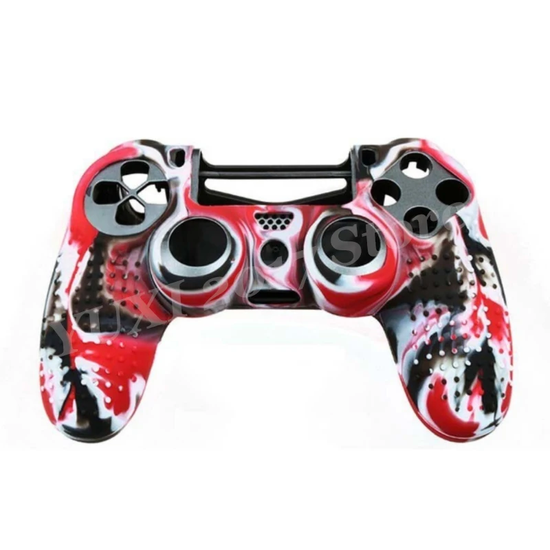 Cubierta protectora de silicona suave antideslizante, cubierta protectora de camuflaje adecuada para controladores PS4/PS4 PRO/PS4 Slim - imagen 3