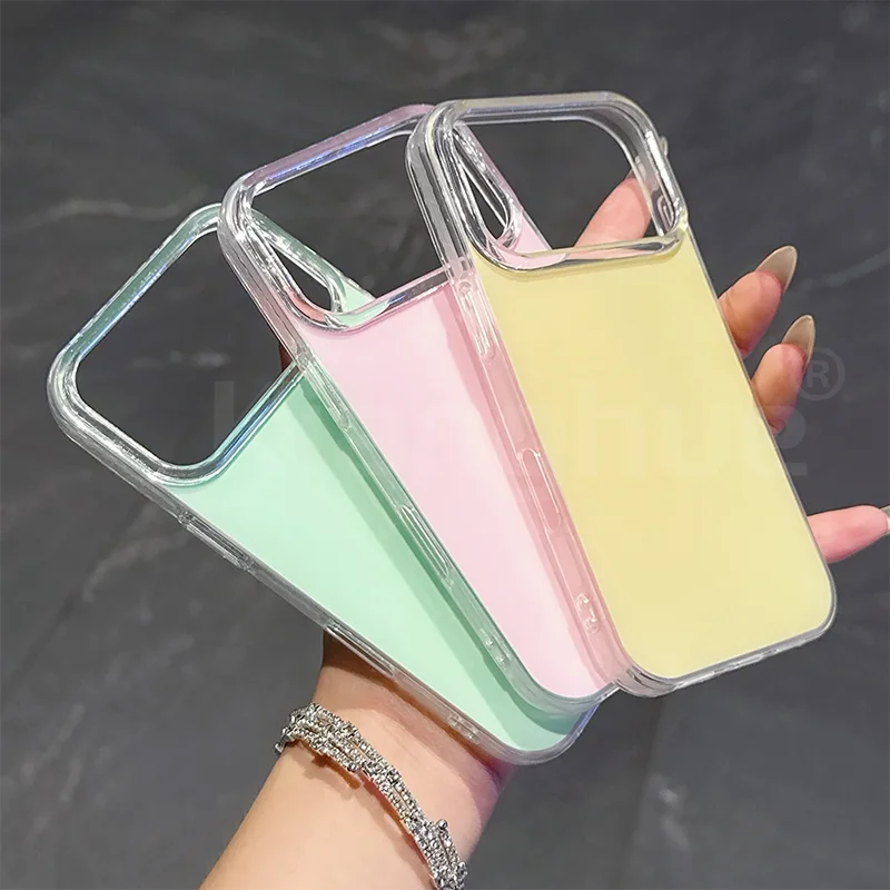 Funda rígida híbrida de Color caramelo de lujo para iPhone 17 Air 17 17 Pro 17 Pro colorida Max mate suave funda ultrafina para PC ﻿