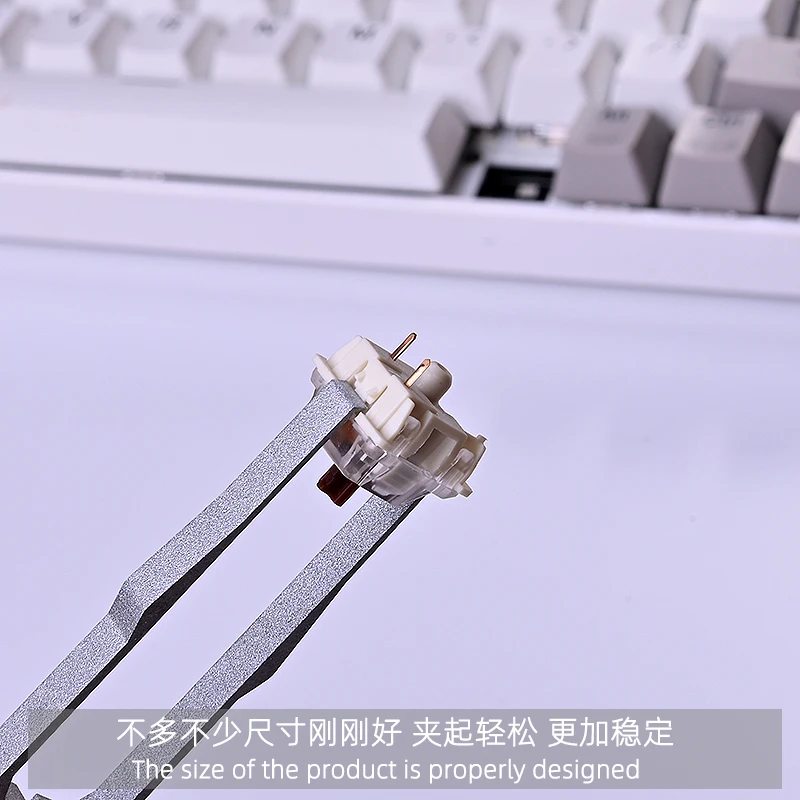 Extractor de interruptor de teclado mecánico TC4, aleación de titanio, elevador de eje enchufable en caliente personalizado, removedor de eje de sujeción V4 - imagen 3