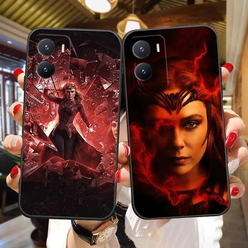 Marvel Wanda Witch Logo Phone Case For VIVO Y04 Y15S Y16 Y17 Y19 Y20 Y21 Y22S Y27 Y28 Y29 Y35 Y36 Y51 Y72 Y76 Y77 Y78 Y100 Case - imagen 2
