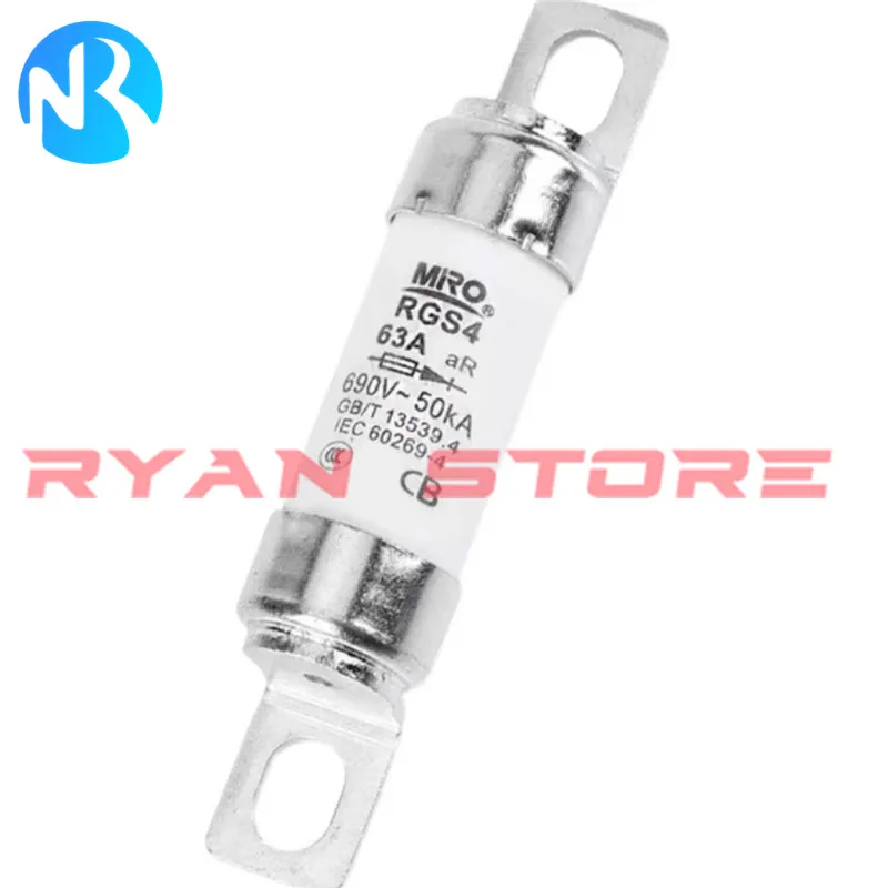 1 Uds 100% nuevo fusible RGS4 10A 16A 20A 25A 32A 35A 40A 50A 55A 63A 75A 80A 100A 110A aR 660GH 690V - imagen 5