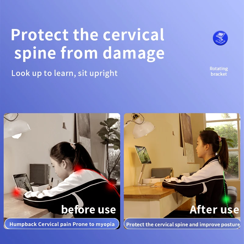 H06 Android Universal altura ajustable rotación 360 grados soporte para tableta soporte de suelo soporte para teléfono móvil para Ipad - imagen 5