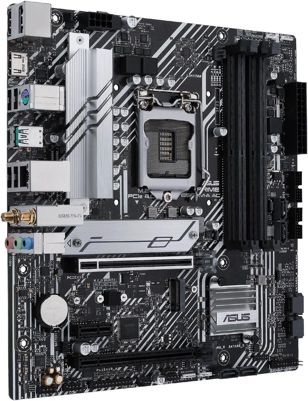 Placa base ASUS PRIME B560M-A AC Intel B560 LGA 1200 DDR4 128GB compatible con Core i3-10100 i5-11400 i7-10700F 11900F - imagen 3