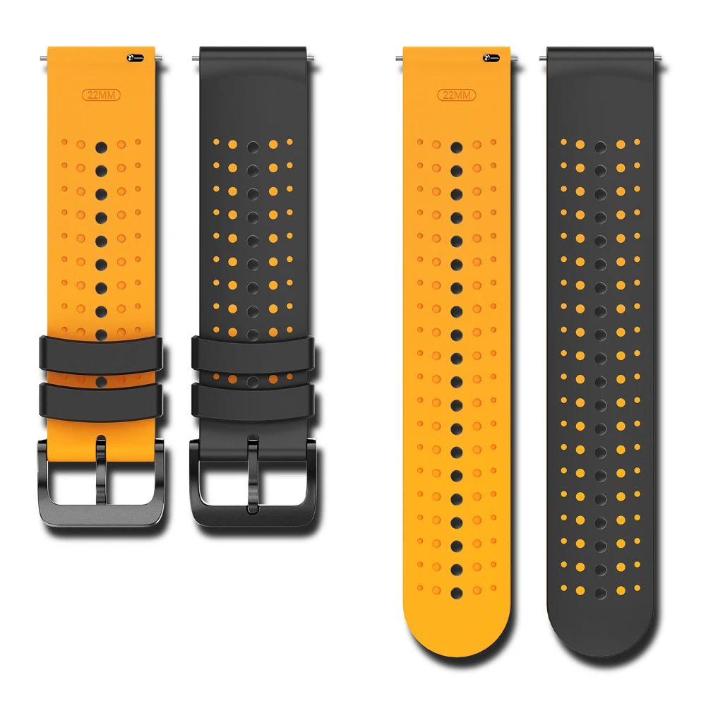 Correa de silicona de 22mm para Xiaomi Watch Watch 2 Pro/S1, banda transpirable activa para Mi Watch Color2/S4 Sport/S3/S2, pulsera de 42mm y 46mm - imagen 5