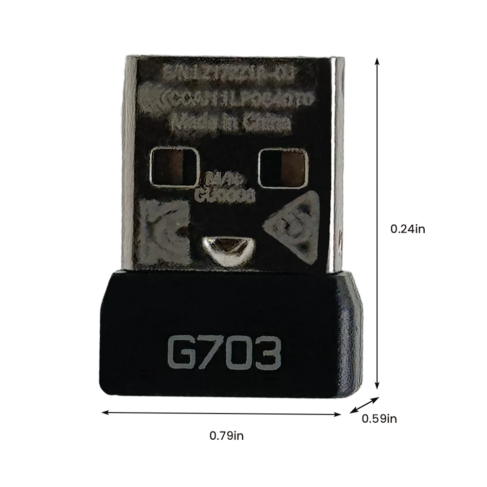 Adaptador receptor de ratón inalámbrico, adaptador Dongle USB para Logitech CPW G Pro/GPXS G Pro X G502 G502X G903 G703 G603 G305 G304 - imagen 5