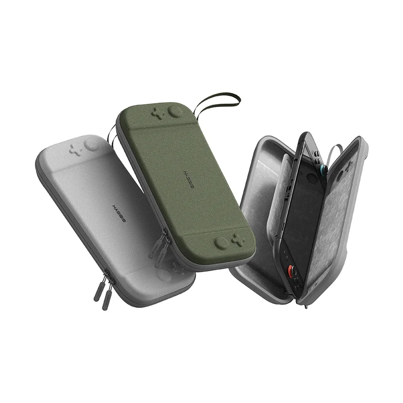 Hagibis Estuche de transporte portátil para Nintendo Switch 2 bolsa de viaje carcasa dura accesorios NS funda protectora 10 cartuchos de juegos - imagen 3