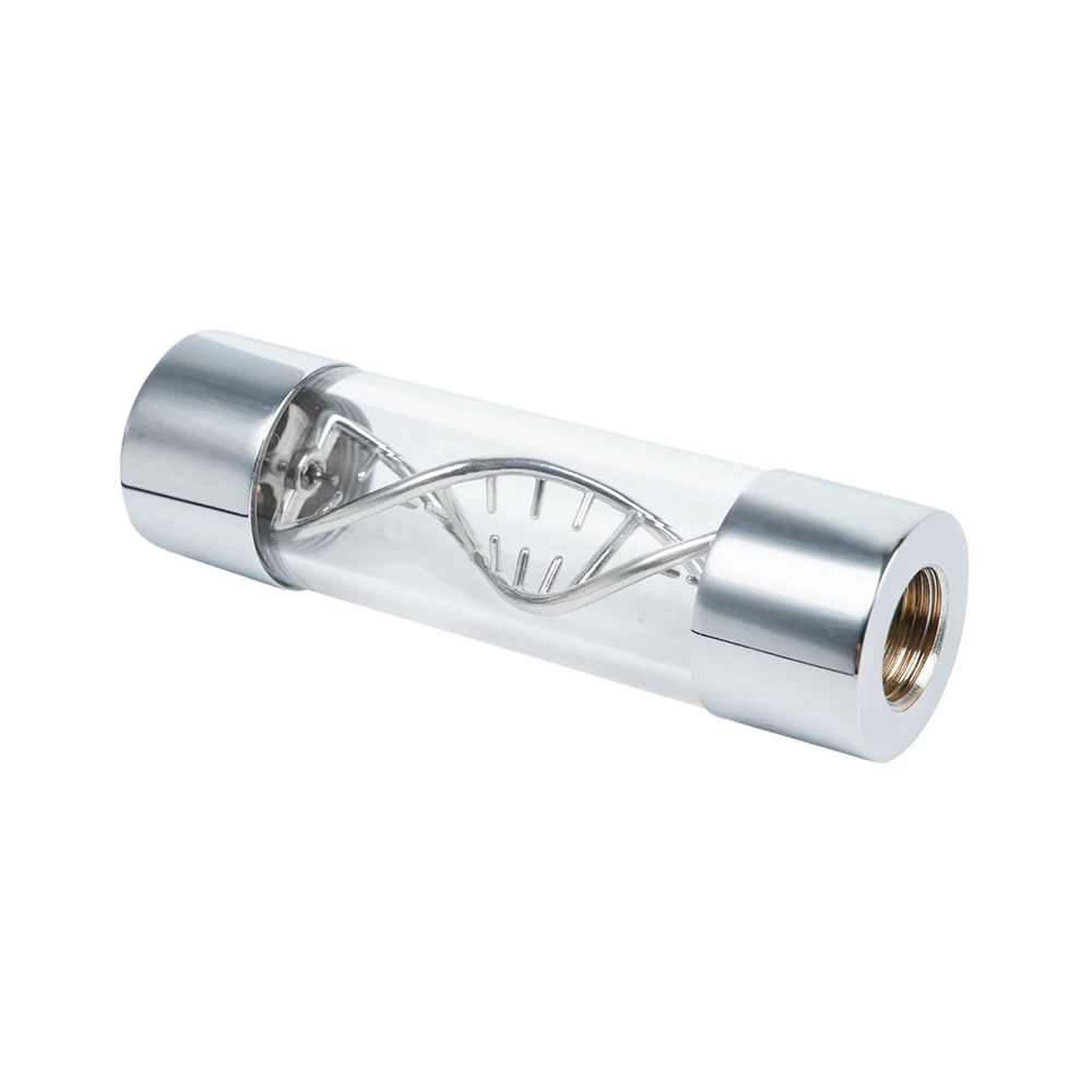 Indicador de flujo de construcción de bucle de refrigeración por agua para computadora HJ, medidor de velocidad de flujo de líquido, alta calidad, plateado, negro, blanco - imagen 4