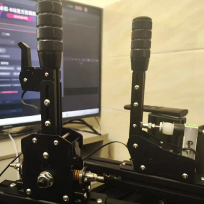 Sim Racing Games PC USB secuencial Shifter freno de mano para Logitech G29/G27/G25 Thrustmaster T300RS/GT Base de volante - imagen 2