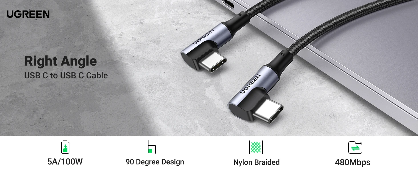 Cable USB C UGREEN - Carga MacBook Pro