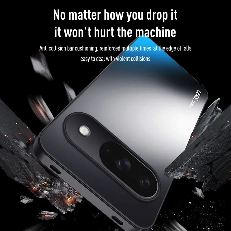 Para Google Pixel 9 Pro XL funda dura de PC AG mate funda protectora trasera para Pixel 9 8 7 6 Pro 9A 8A 7A 6A carcasa completa - imagen 5