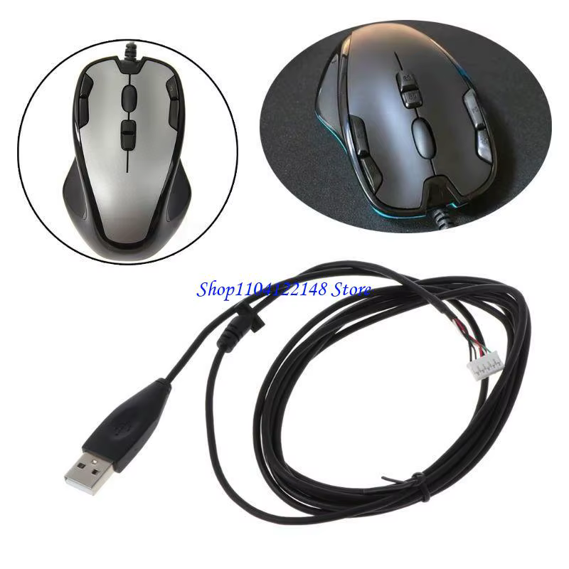 P9FA USB Cable reemplazo línea cable del mouse para líneas ratones juegos G300 G300S G300S - imagen 3