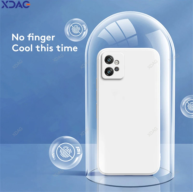 Funda para Móvil para Motorola Moto G32 6.5" ‎ XT2235-2 XT2235-3 Cubierta original suave de silicona líquida de doble capa flocado interno - imagen 4