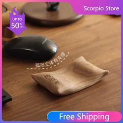 Reposamuñecas de madera para teclado y ratón – Nogal y arce