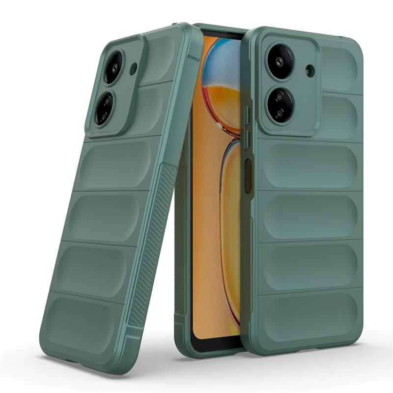 Funda de silicona para Xiaomi POCO C65, cubierta a prueba de golpes, goma anticaída, Protector de teléfono - imagen 4