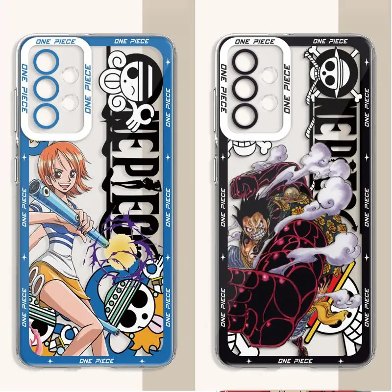 Funda de teléfono de piezas de anime para Samsung Galaxy A14 A13 A15 A23 4G A34 A33 A53 A25 A24 A54 A73 A35 A55 5G, funda suave transparente - imagen 3