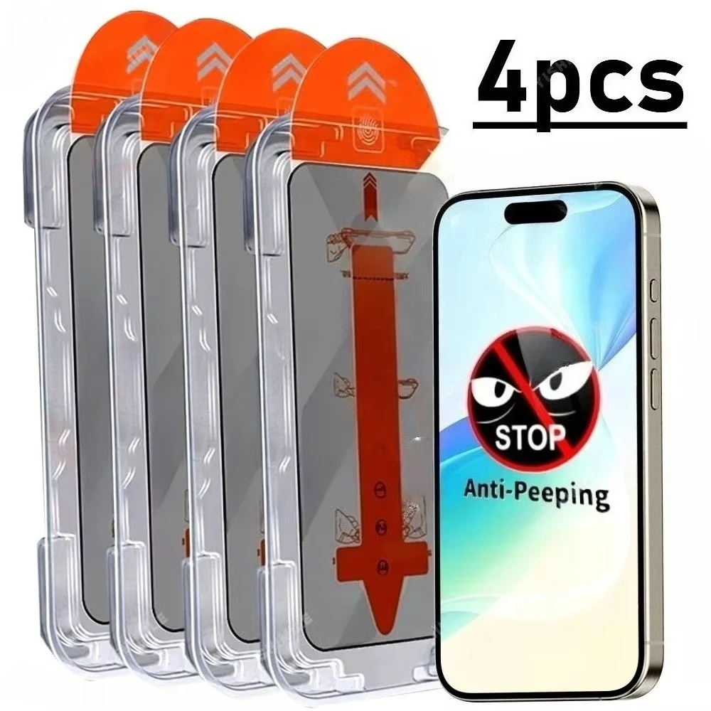 Protector de pantalla de privacidad para Xiaomi 14T Pro, revestimiento oleofóbico antiespía, sin polvo, fácil de instalar, vidrio templado protector, 1-4 Uds.