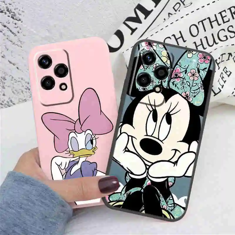 Funda de teléfono Mickey Minnie Pink para Honor 200 Lite, Fundas de silicona suave con dibujos animados de Anime para Honor 200Lite, funda protectora trasera - imagen 2