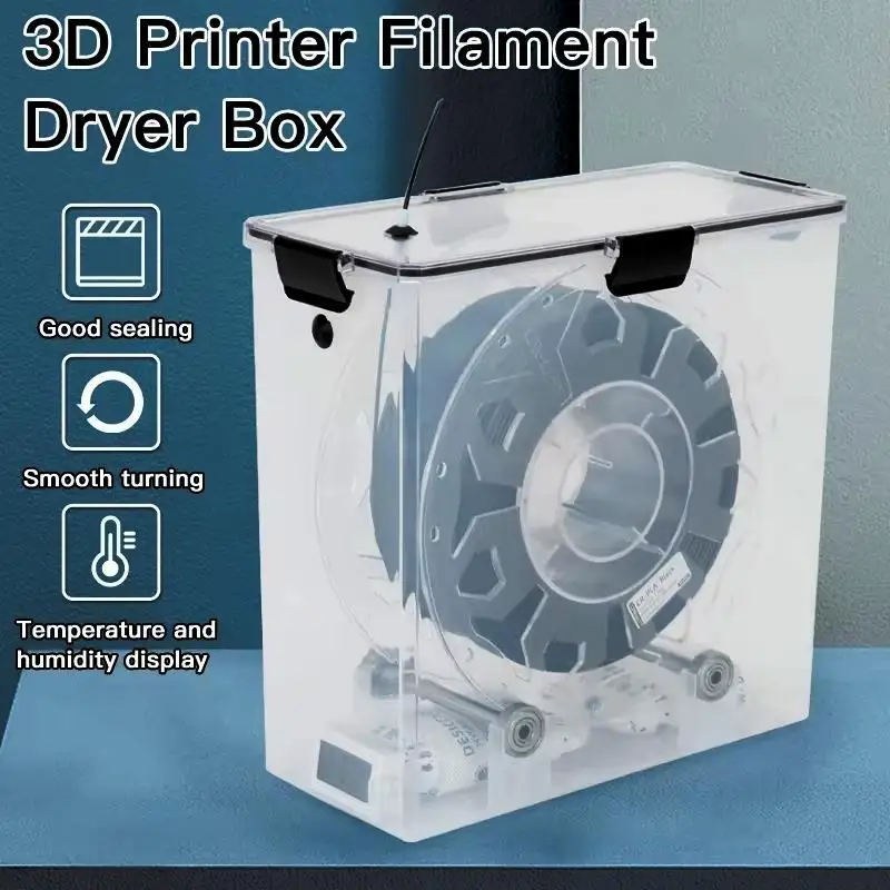 Caja secadora de filamentos para impresora 3D, monitoreo hermético y resistente a la humedad en tiempo Real para filamentos ABS PLA para impresora 3D