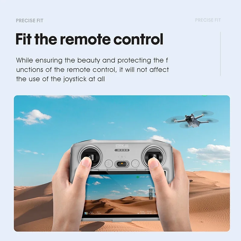 Control remoto con pantalla funda protectora de silicona carcasa a prueba de caídas para DJI Mavic 3 Classic / Mini 3 PRO accesorios para drones - imagen 4