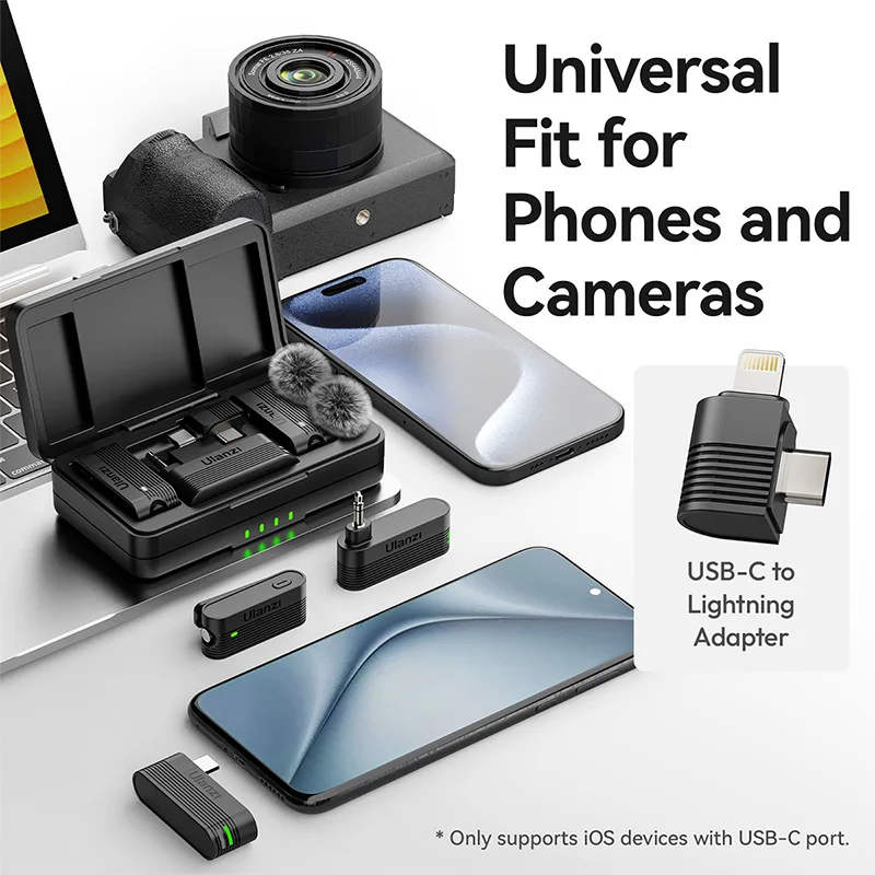 Adaptador Lightning para micrófono Ulanzi para Ulanzi A100 - imagen 2