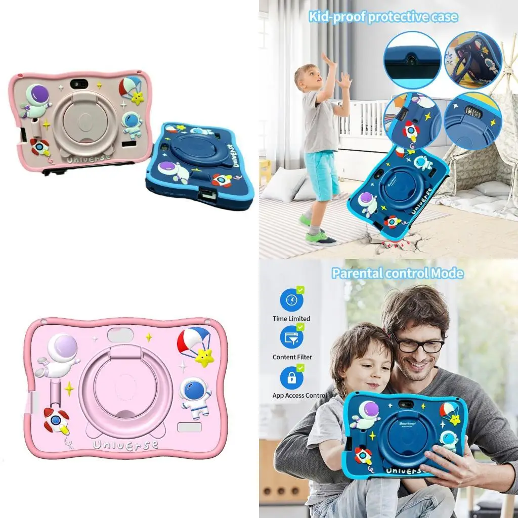 Tableta infantil seguridad 7 pulgadas IPS Pantalla 1GB+16 Memoria expandible K1KF