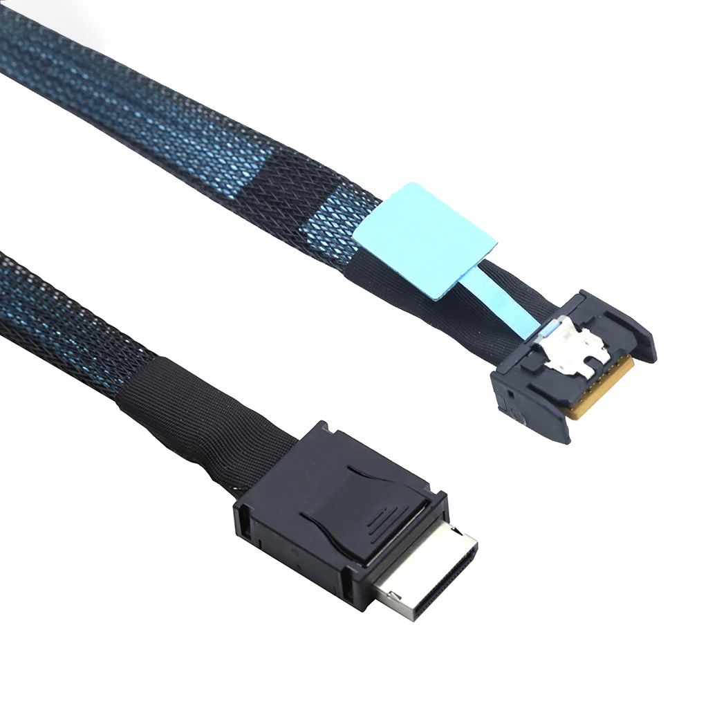 Cable adaptador Gen5 PCI-E MCIO Slimline SFF-8654 4i a Oculink SFF-8611 4i - imagen 3