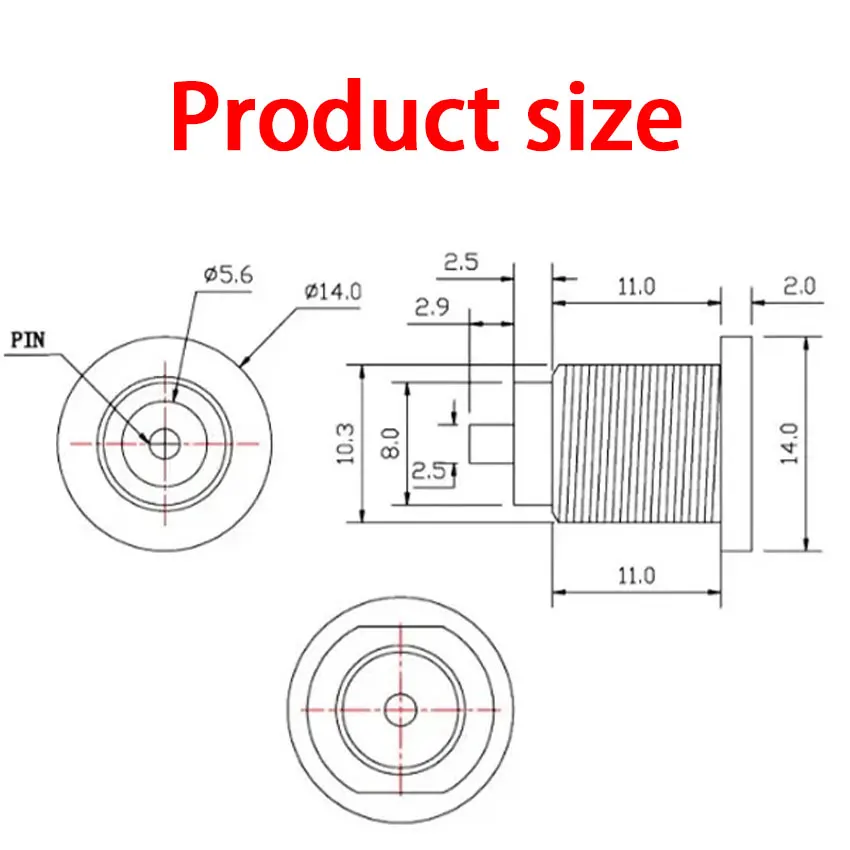 5/10 Uds conector hembra de alimentación CC con Cable 20AWG con cable 5,5*2,1 5,5*2,5mm toma de carga CC conector de alimentación hembra de alta corriente - imagen 5