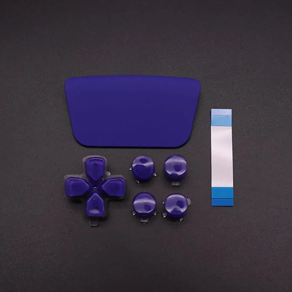 Para PS5 botones de tecla de función de dirección para PS 5 botón de controlador Cross ABXY D Pad Kit de teclas de driección y panel táctil de plástico y 18 pines - imagen 5