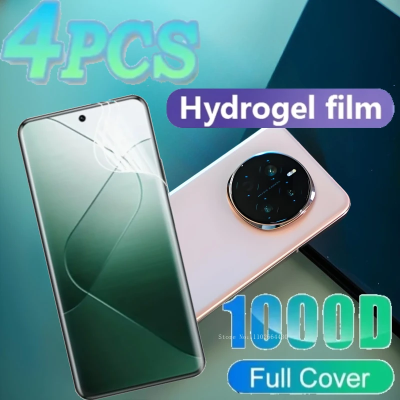 4 Uds Protector de pantalla para Honor Magic 6 Pro 7 8 5 Pro película de hidrogel frontal para Honor Magic 7 6 5 Lite para Honor 8 película suave HD