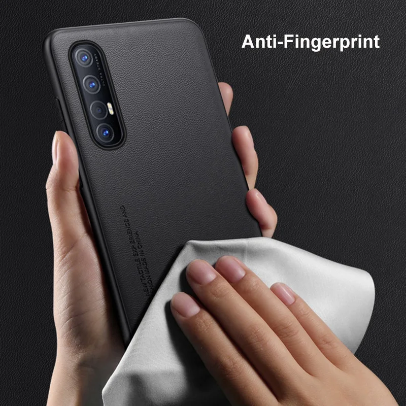 Luxury PU Leather Case For OPPO Reno 3 Pro 5G Reno3 Back Cover Silicone Protection Phone Case For OPPO Find X2 Neo X2 Lite Coque - imagen 5