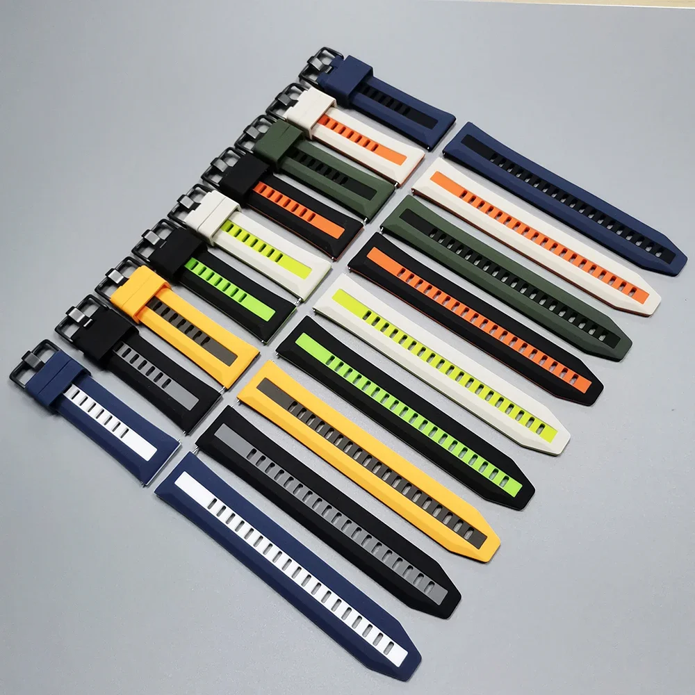 Correa deportiva de silicona de 22mm para TicWatch Pro 3 Ultra GPS LTE E2 S2 Pro X GTW 2021, pulseras para reloj inteligente, Correa para hombres y mujeres - imagen 2