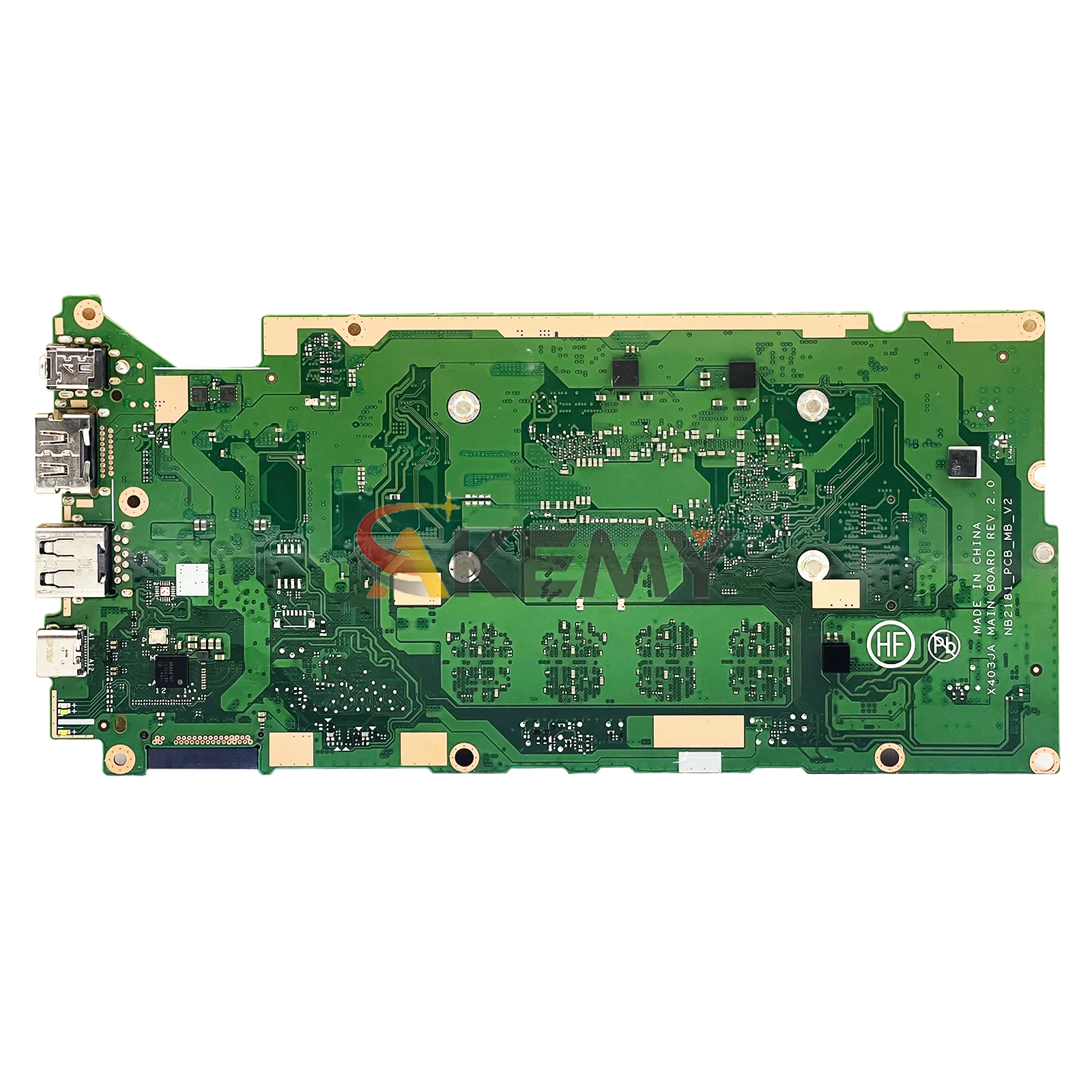 Placa base para ordenador portátil X403JA para ASUS VivoBook X403JA X403J S403JA placa base para portátil con pruebas I3 i5 i7 de 10. a generación OK envío rápido - imagen 2