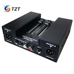 TZT LA2S-PRO – Aislador de Audio Profesional DI Box de Doble Canal