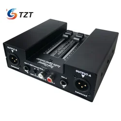 TZT LA2S-PRO – Aislador de Audio Profesional DI Box de Doble Canal