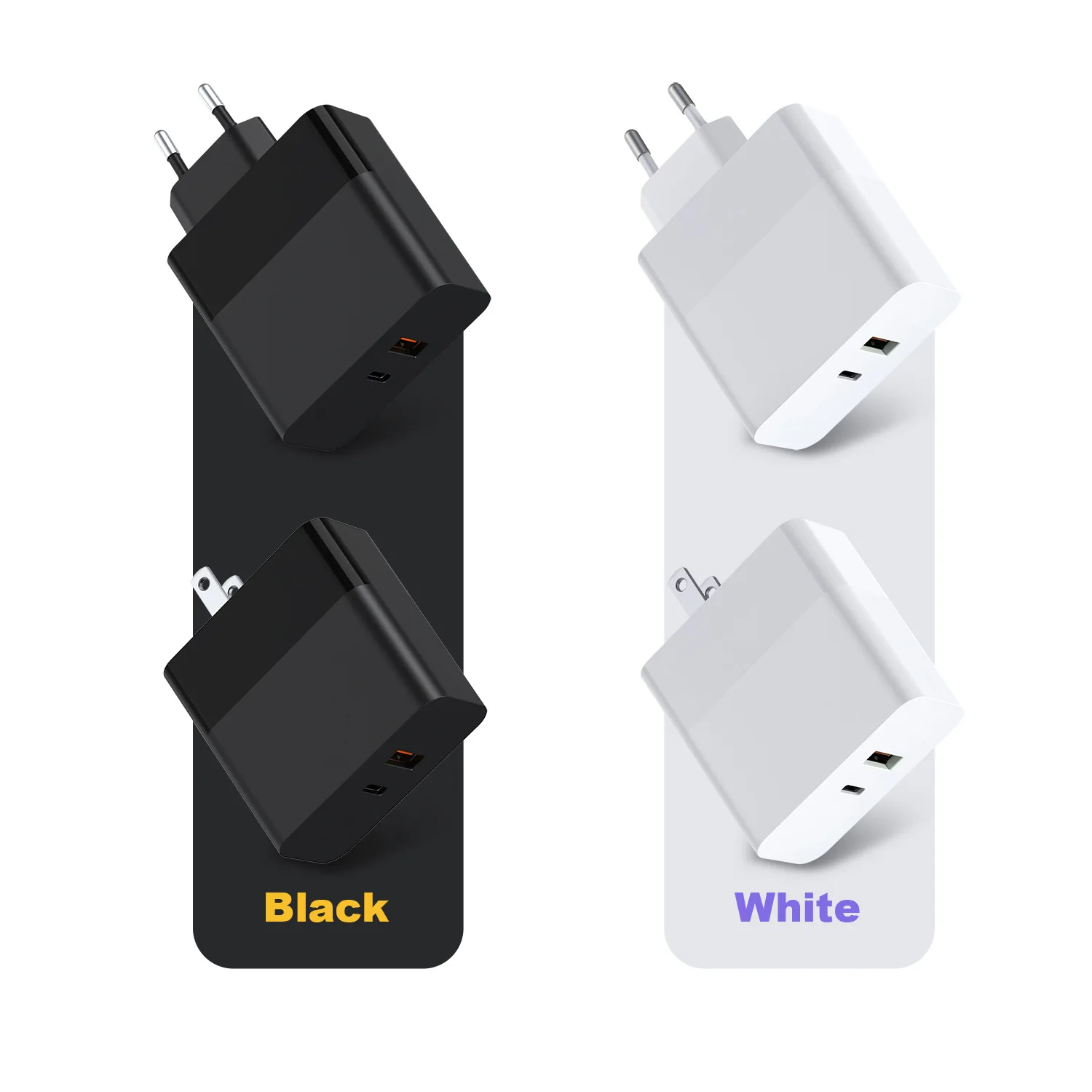 FMchip 100W Adaptador GaN USB Tipo C Cargador PD 3.0 QC 3 USB-A de carga rápida para TS101 HS-01 Soldador Portátil - imagen 4