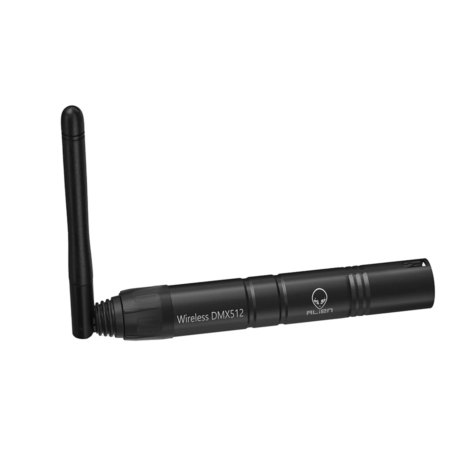 Un dispositivo negro con una antena inalámbrica