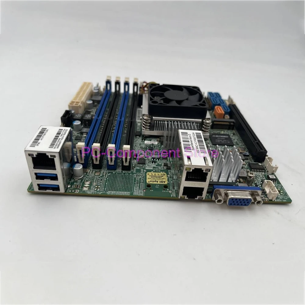 Placa base de servidor para Supermicro X10SDV-4C-OS017 ITX XEON D1521 NAS X10SDV-4C-TLN2F - imagen 4