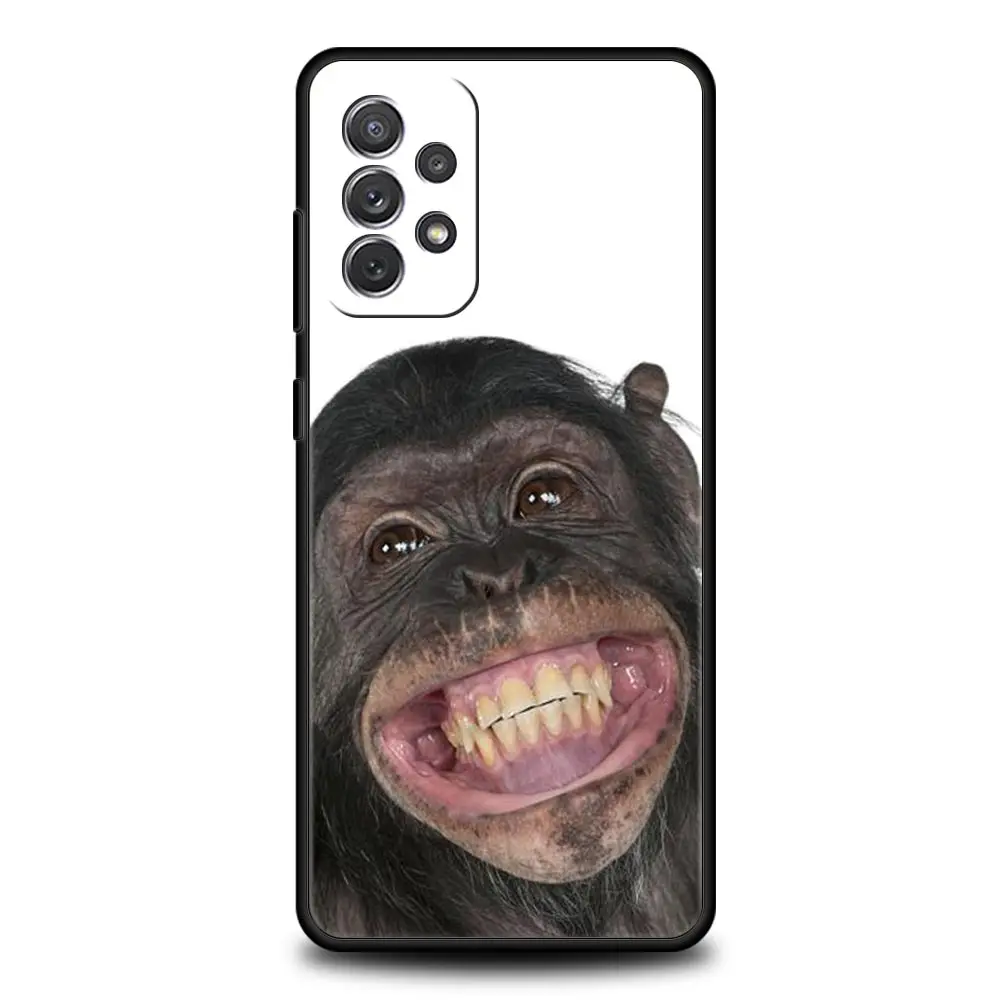 Funda de teléfono mono para Samsung A51 A71 A21S A17 A11 A15 A25 A31 A41 A23 A33 A53 A73 A07 A03S A05S A13 A35 A55 5G - imagen 2