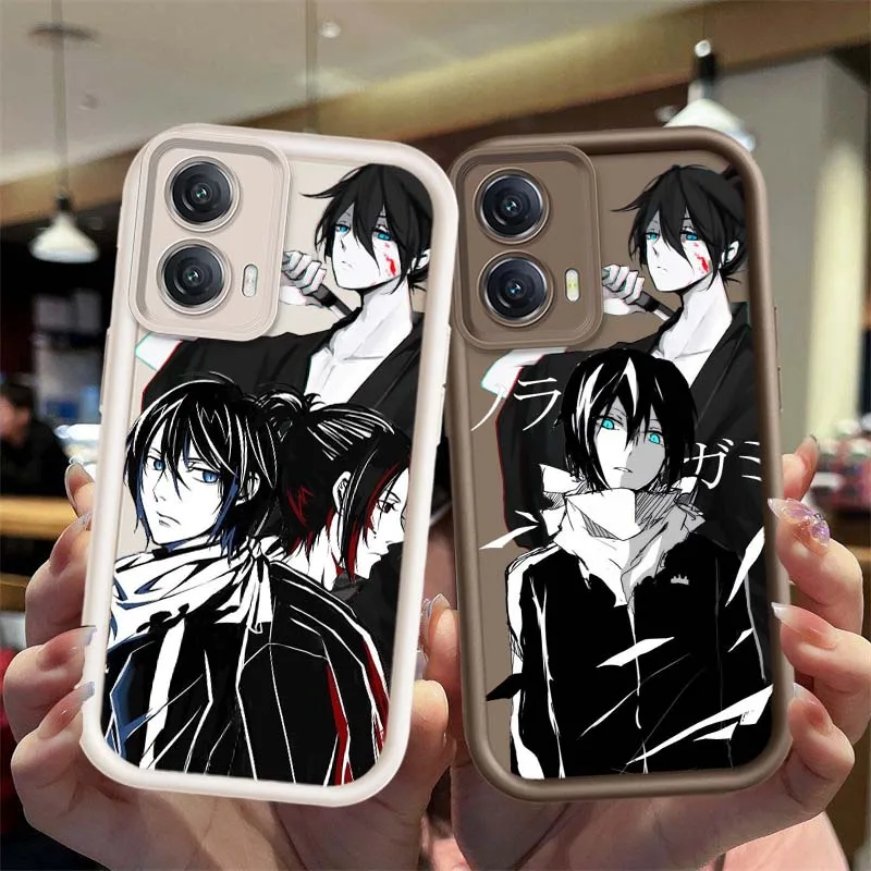 Funda de Anime Yato para Motorola G Stylus Pure G55 G54 G75 G85 G84 G32 G24 G23 G13 G04 5G 2025, funda de teléfono con escalera ocular