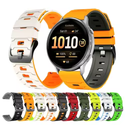 Correa de silicona para reloj Garmin Venu 4, 45mm, 3, 2, Correa deportiva para Garmin Forerunner 570 47mm 255 265, pulsera de 22mm
