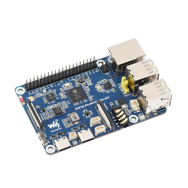 Placa de desarrollo Waveshare ESP32-P4-WIFI6-DEV-KIT ESP32-P4 ESP32-P4 de alto rendimiento/ESP32-C6 compatible con Wi-Fi 6/Bluetooth 5/BLE 5 - imagen 4