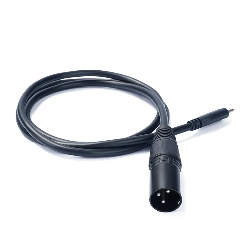 Adaptador USB tipo C a XLR tipo C macho a 3 pines XLR hembra, conector de Cable de micrófono, adaptador de Cable de datos de Audio de computadora - imagen 5