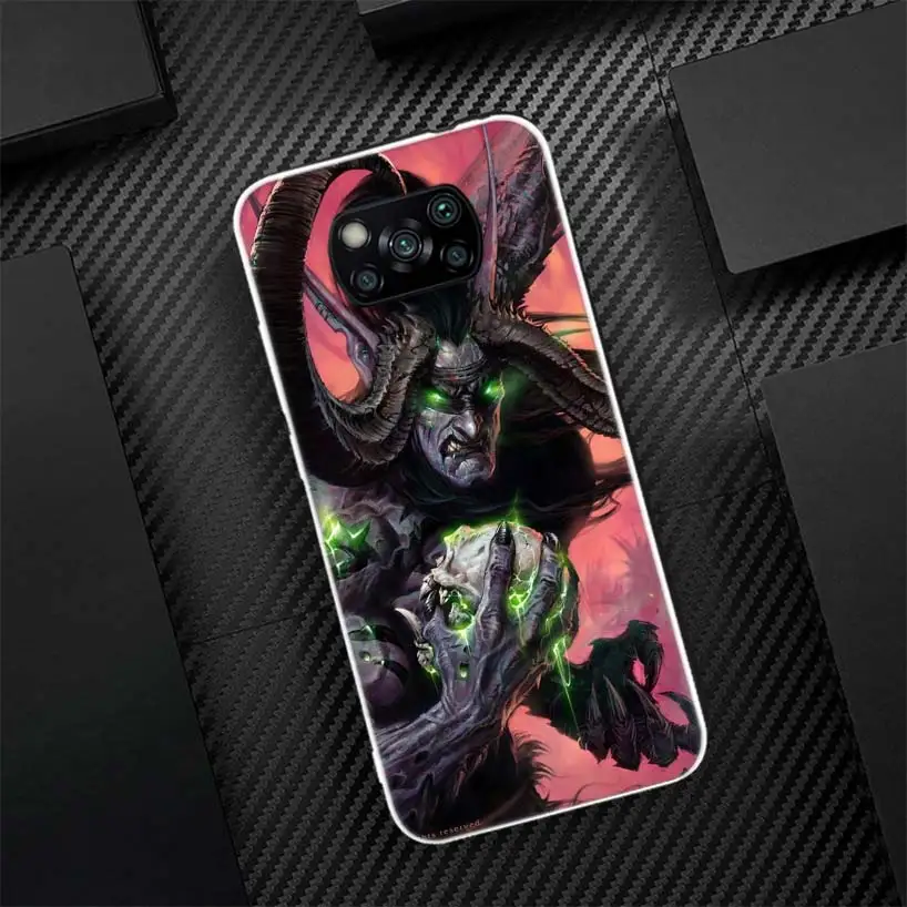 W-World Of W-Warcraft W-Wow funda de teléfono de llamada de silicona para Xiaomi Poco X3 Nfc X5 X6 X7 F7 Ultra F6 F5 Pro M5S M5 X4 F4 GT M4 M3 F3 - imagen 2