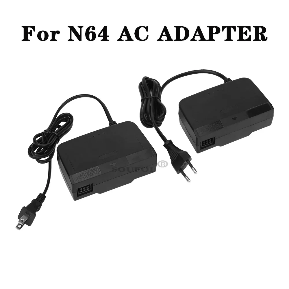 Adaptador de fuente de alimentación de CA de alta calidad, cargador de pared con enchufe europeo y estadounidense para consola Nintendo GameCube NGC N64, envío directo - imagen 2