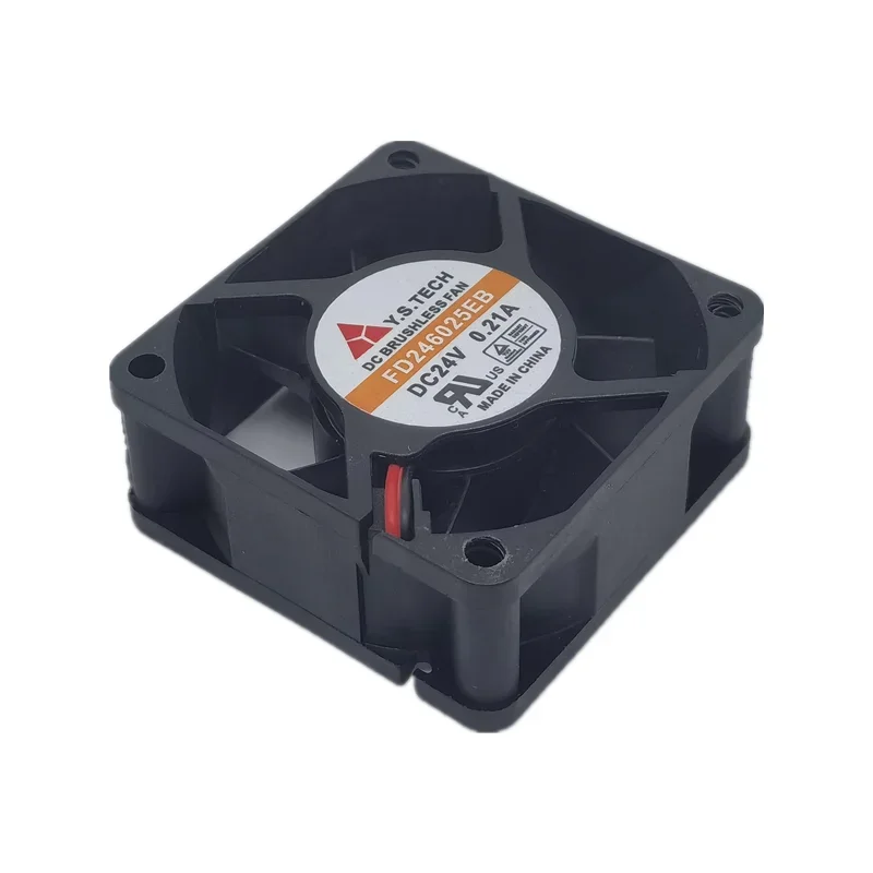 Nuevo ventilador de refrigeración de CPU Y.S.TECH FD 246025 EB 24V 0.21A 6025 Servidor Inversor Ventilador de gran volumen de aire Ventilador de enfriamiento - imagen 2